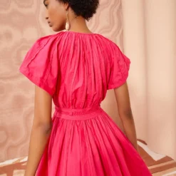 ULLA JOHNSON Jessa Dress - Orchid -Cheap Style Qube Store ULLA JOHNSON Jessa Dress ORCHID 04