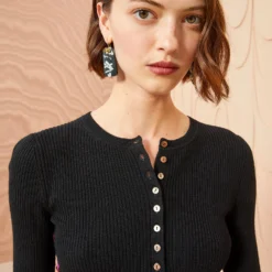 ULLA JOHNSON Juniper Pullover - Noir -Cheap Style Qube Store ULLA JOHNSON Juniper Pullover NOIR 03