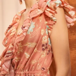 ULLA JOHNSON Kaede Top - Mesa Floral -Cheap Style Qube Store ULLA JOHNSON Kaede Top MESA FLORAL 05