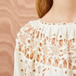 ULLA JOHNSON Kavita Blouse - Ivory 8 ULLA JOHNSON Kavita Blouse - Ivory -Cheap Style Qube Store ULLA JOHNSON Kavita Blouse IVORY 0055