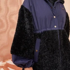 Cheap Style Qube Store -Cheap Style Qube Store ULLA JOHNSON Killian Coat MIDNIGHT 02 ALT