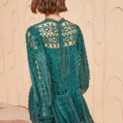 ULLA JOHNSON Lata Dress - Cypress -Cheap Style Qube Store ULLA JOHNSON Lata Dress CYPRESS 0114