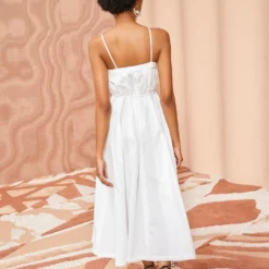 ULLA JOHNSON Leela Dress - Pristine -Cheap Style Qube Store ULLA JOHNSON Leela Dress PRISTINE 05