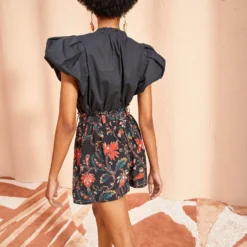 ULLA JOHNSON Leica Shorts - Obsidian -Cheap Style Qube Store ULLA JOHNSON Leica Shorts OBSIDIAN 0189