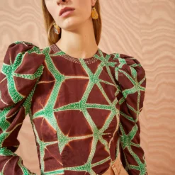 ULLA JOHNSON Leyla Blouse - Teak