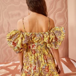 ULLA JOHNSON Lila Dress - Calla Lily 8 ULLA JOHNSON Lila Dress - Calla Lily -Cheap Style Qube Store ULLA JOHNSON Lila Dress CALLA LILY 04