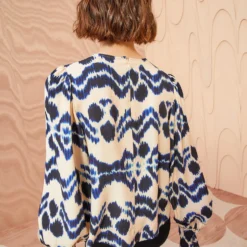 ULLA JOHNSON Lilliana Blouse - Nimbus -Cheap Style Qube Store ULLA JOHNSON Lilliana Blouse NIMBUS 04