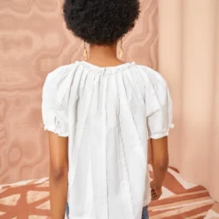 ULLA JOHNSON Lora Top - Pristine -Cheap Style Qube Store ULLA JOHNSON Lora Top PRISTINE 04