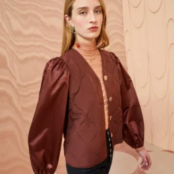 ULLA JOHNSON Maddox Jacket - Mahogany 7 ULLA JOHNSON Maddox Jacket - Mahogany -Cheap Style Qube Store ULLA JOHNSON Maddox Jacket MAHOGANY 0027