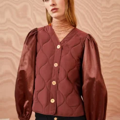 ULLA JOHNSON Maddox Jacket - Mahogany 8 ULLA JOHNSON Maddox Jacket - Mahogany -Cheap Style Qube Store ULLA JOHNSON Maddox Jacket MAHOGANY 0126