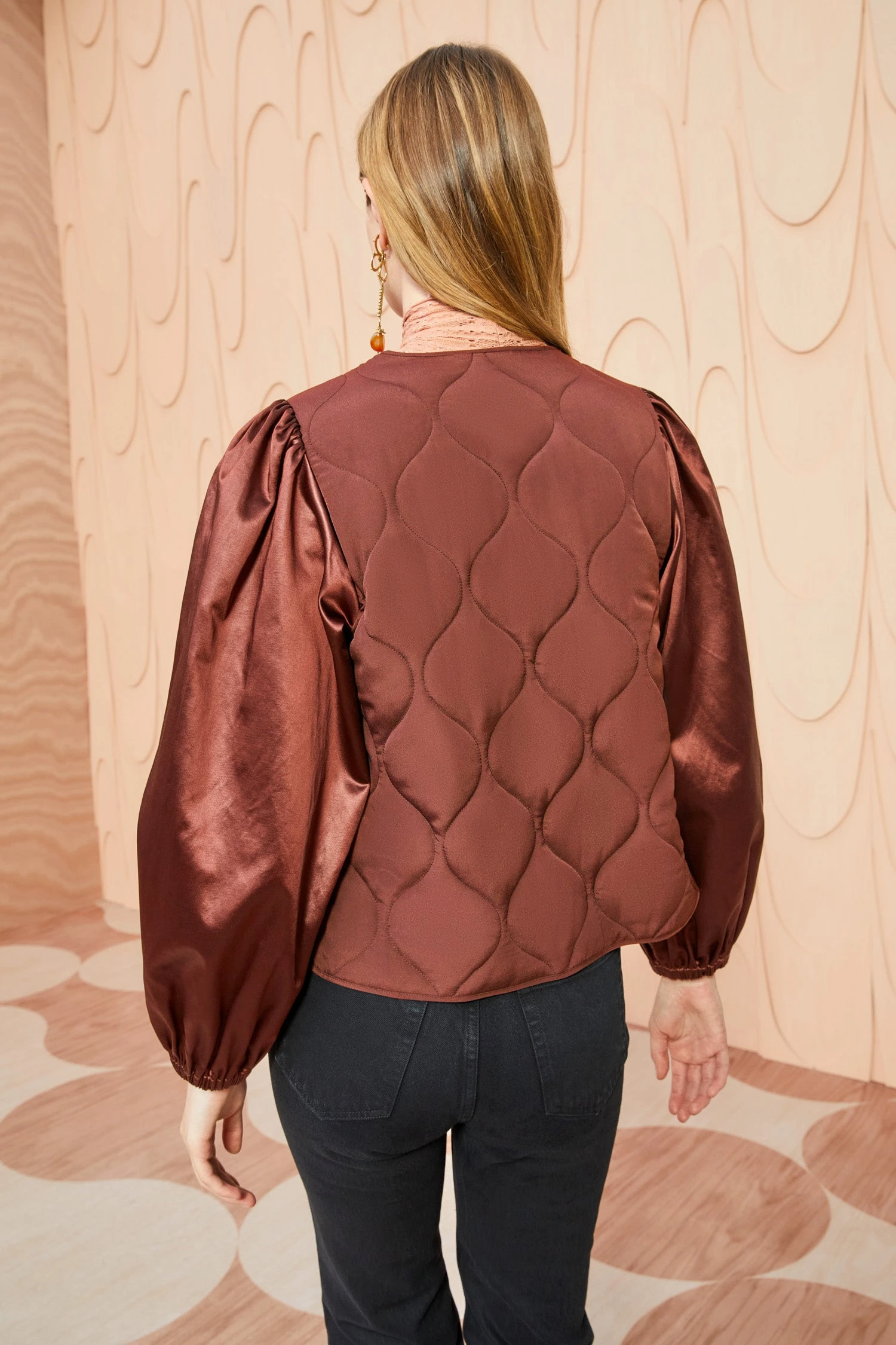 ULLA JOHNSON Maddox Jacket - Mahogany 5 ULLA JOHNSON Maddox Jacket - Mahogany - Image 5