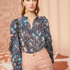 ULLA JOHNSON Manet Blouse - Jet
