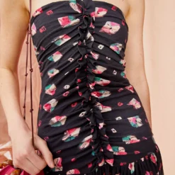 ULLA JOHNSON Marcella Dress - Nocturne -Cheap Style Qube Store ULLA JOHNSON Marcella Dress NOCTURNE 02 ALT