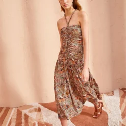 ULLA JOHNSON Marcella Dress - Wheat Flower -Cheap Style Qube Store ULLA JOHNSON Marcella Dress WHEAT FLOWER 03