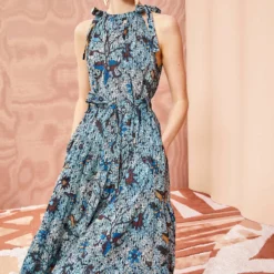 ULLA JOHNSON Mariam Dress - Morning Glory -Cheap Style Qube Store ULLA JOHNSON Mariam Dress MORNING GLORY 03