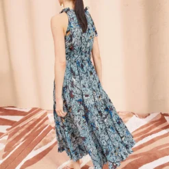 ULLA JOHNSON Mariam Dress - Morning Glory -Cheap Style Qube Store ULLA JOHNSON Mariam Dress MORNING GLORY 04