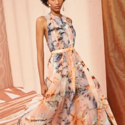 ULLA JOHNSON Marietta Dress - Fire Opal -Cheap Style Qube Store ULLA JOHNSON Marietta Dress FIREOPAL 0052