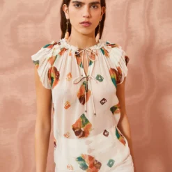 ULLA JOHNSON Marilyn Top - Aurora -Cheap Style Qube Store ULLA JOHNSON Marilyn Top AURORA 03