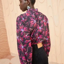 ULLA JOHNSON Marlie Blouse - Zinnia -Cheap Style Qube Store ULLA JOHNSON Marlie Blouse ZINNIA 04