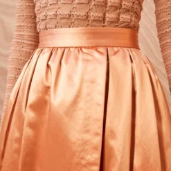 ULLA JOHNSON Maxine Skirt - Copper -Cheap Style Qube Store ULLA JOHNSON Maxine Skirt COPPER 02 ALT