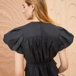 ULLA JOHNSON Mila Top - Noir -Cheap Style Qube Store ULLA JOHNSON Mila Top NOIR 04