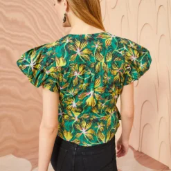 ULLA JOHNSON Mila Top - Tigerlily -Cheap Style Qube Store ULLA JOHNSON Mila Top TIGERLILY 04