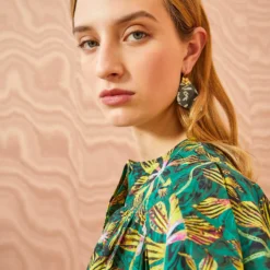 ULLA JOHNSON Mila Top - Tigerlily -Cheap Style Qube Store ULLA JOHNSON Mila Top TIGERLILY 05