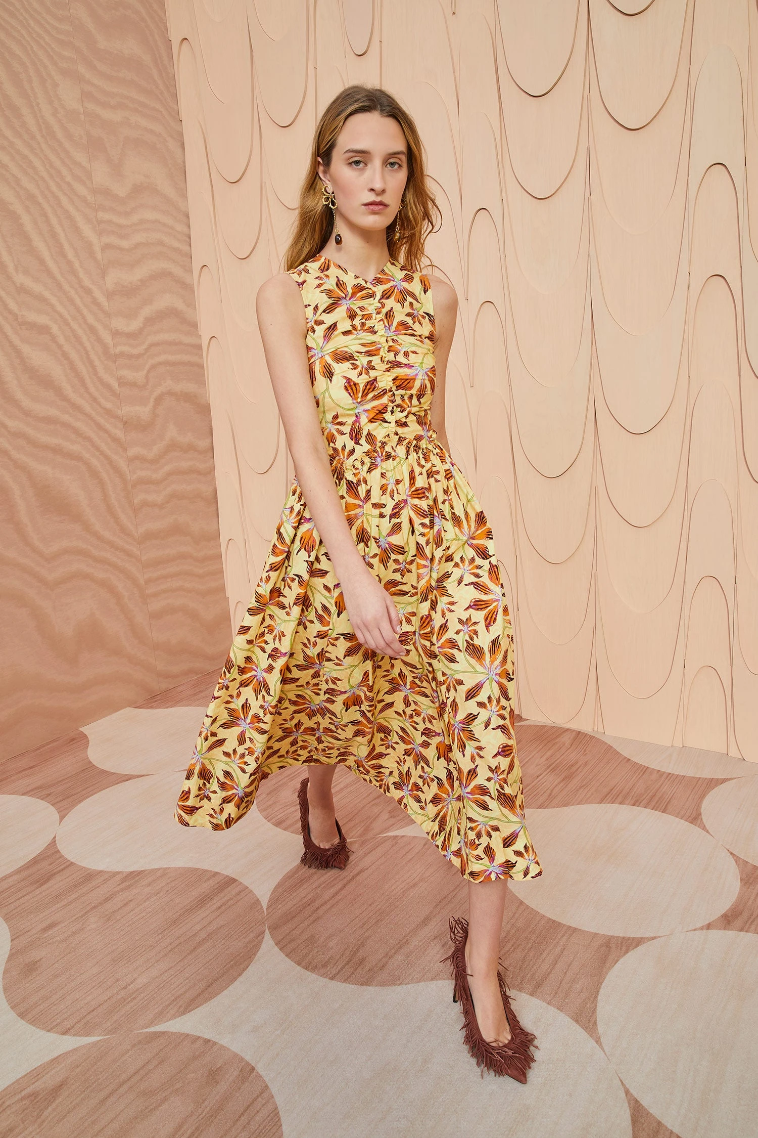 ULLA JOHNSON Mimi Dress - Lotus 1 ULLA JOHNSON Mimi Dress - Lotus