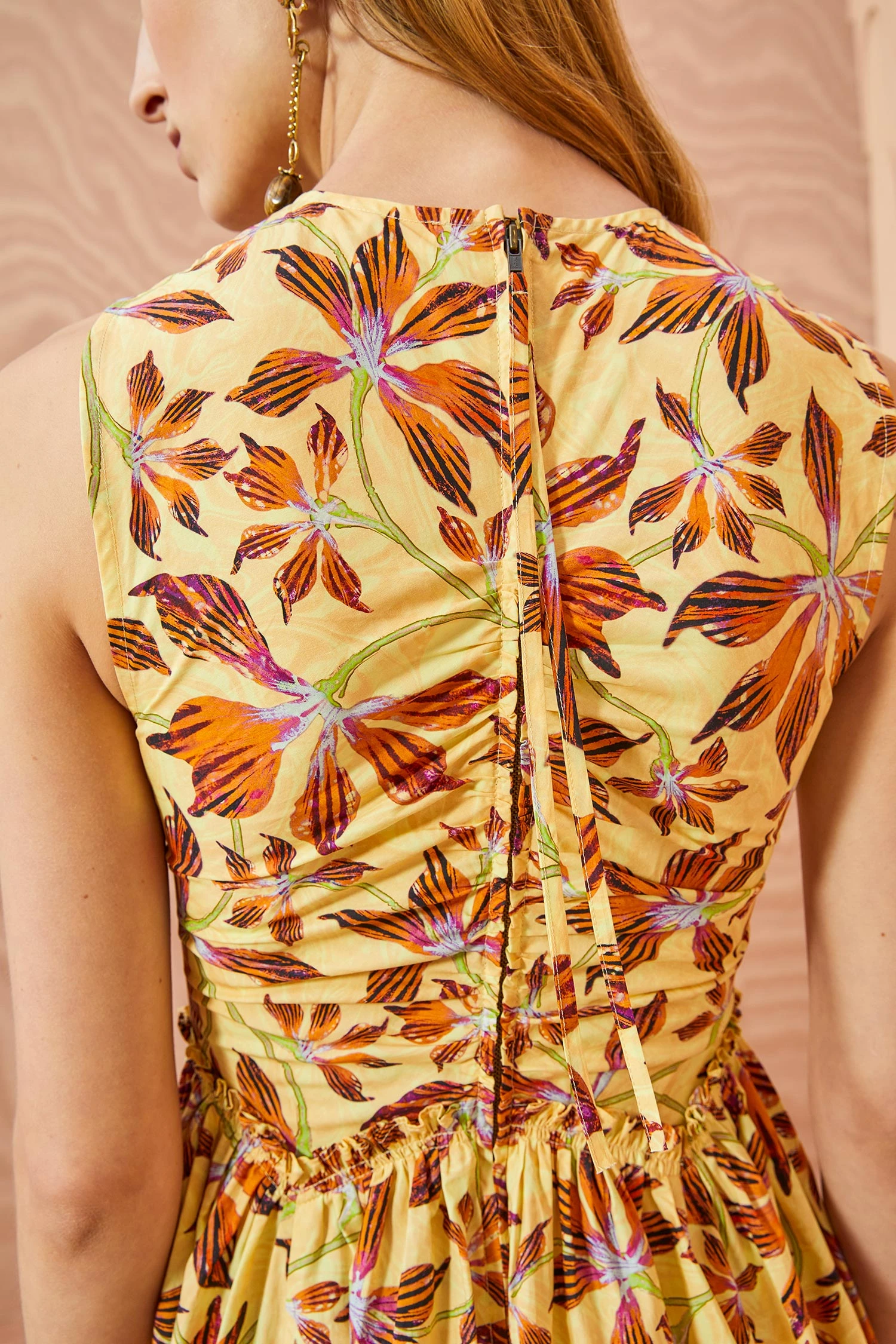 ULLA JOHNSON Mimi Dress - Lotus 5 ULLA JOHNSON Mimi Dress - Lotus - Image 5