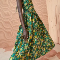 ULLA JOHNSON Mimi Dress - Tigerlily -Cheap Style Qube Store ULLA JOHNSON Mimi Dress TIGERLILY 03