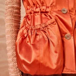 ULLA JOHNSON Monroe Vest - Red Oxide -Cheap Style Qube Store ULLA JOHNSON Monroe Vest REDOXIDE 0084