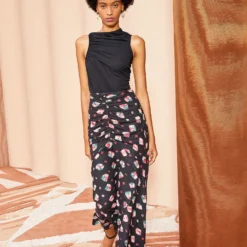 ULLA JOHNSON Nadira Skirt - Nocturne -Cheap Style Qube Store ULLA JOHNSON Nadira Skirt NOCTURNE 05