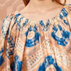 ULLA JOHNSON Nadya Blouse - Fossil -Cheap Style Qube Store ULLA JOHNSON Nadya Blouse FOSSIL 03