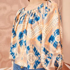 ULLA JOHNSON Nadya Blouse - Fossil -Cheap Style Qube Store ULLA JOHNSON Nadya Blouse FOSSIL 05