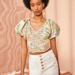 ULLA JOHNSON Nerida Top - Meadow