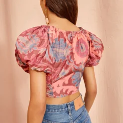 ULLA JOHNSON Nerida Top - Passionflower -Cheap Style Qube Store ULLA JOHNSON Nerida Top PASSIONFLOWER 04