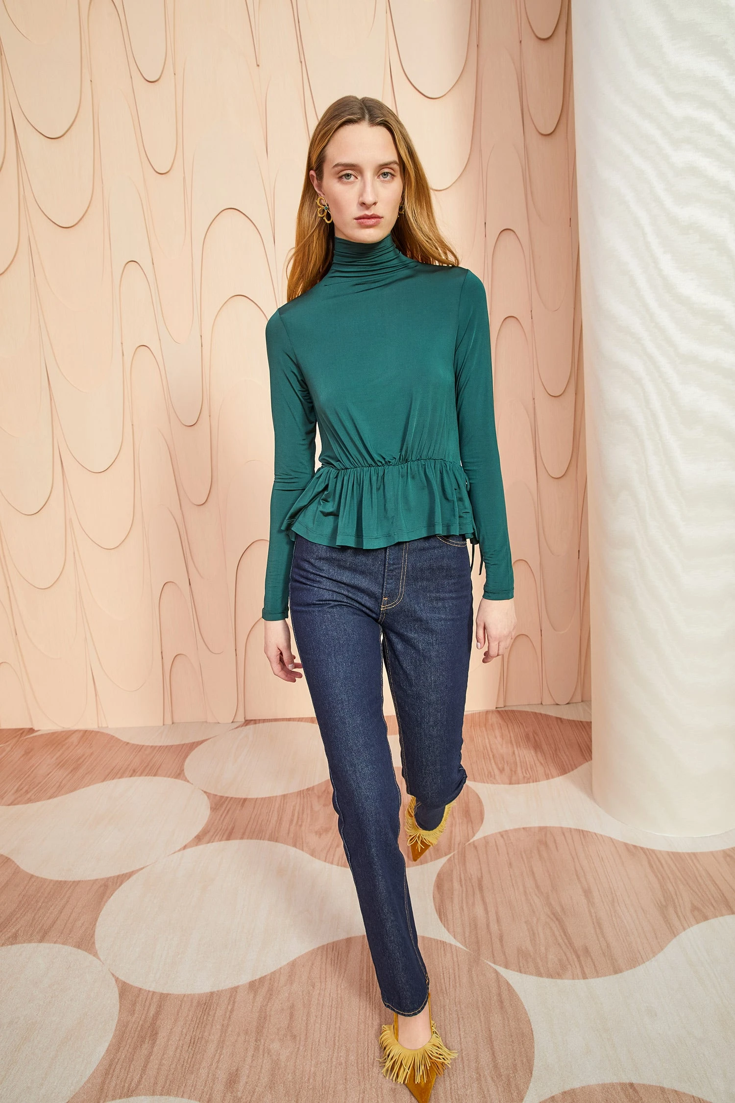 ULLA JOHNSON Nina Top - Cypress 2 ULLA JOHNSON Nina Top - Cypress - Image 2