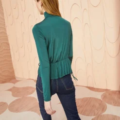 ULLA JOHNSON Nina Top - Cypress 8 ULLA JOHNSON Nina Top - Cypress -Cheap Style Qube Store ULLA JOHNSON Nina Top CYPRESS 04