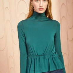 ULLA JOHNSON Nina Top - Cypress 9 ULLA JOHNSON Nina Top - Cypress -Cheap Style Qube Store ULLA JOHNSON Nina Top CYPRESS 05