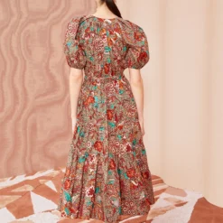 ULLA JOHNSON Olina Dress - Primrose -Cheap Style Qube Store ULLA JOHNSON OLINA DRESS PRIMROSE 04