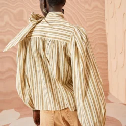 ULLA JOHNSON Opal Blouse - Sand -Cheap Style Qube Store ULLA JOHNSON Opal Blouse SAND 0029