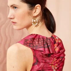 ULLA JOHNSON Othella Dress - Wild Rose -Cheap Style Qube Store ULLA JOHNSON Othella Dress WILD ROSE 03