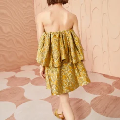 ULLA JOHNSON Oui Dress - Citrine 10 ULLA JOHNSON Oui Dress - Citrine -Cheap Style Qube Store ULLA JOHNSON Oui Dress CITRINE 0193