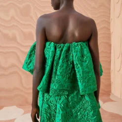 ULLA JOHNSON Oui Dress - Emerald -Cheap Style Qube Store ULLA JOHNSON Oui Dress EMERALD 0195