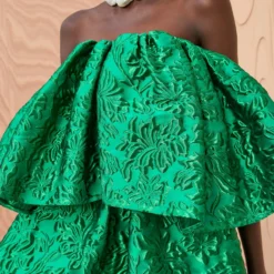 ULLA JOHNSON Oui Dress - Emerald -Cheap Style Qube Store ULLA JOHNSON Oui Dress EMERALD 02 ALT