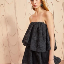 ULLA JOHNSON Oui Dress - Noir -Cheap Style Qube Store ULLA JOHNSON Oui Dress NOIR 03