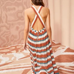 ULLA JOHNSON Paz Dress - Canyon -Cheap Style Qube Store ULLA JOHNSON Paz Dress CANYON 04