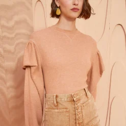 ULLA JOHNSON Pilar Pullover - Resin -Cheap Style Qube Store ULLA JOHNSON Pilar Pullover RESIN 03