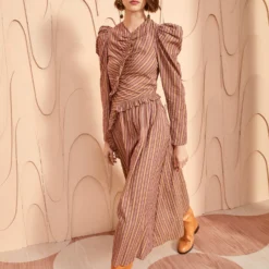 ULLA JOHNSON Prudence Dress - Mulberry