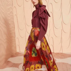 ULLA JOHNSON Rami Skirt - Medallion -Cheap Style Qube Store ULLA JOHNSON Rami Skirt MEDALLION 0005